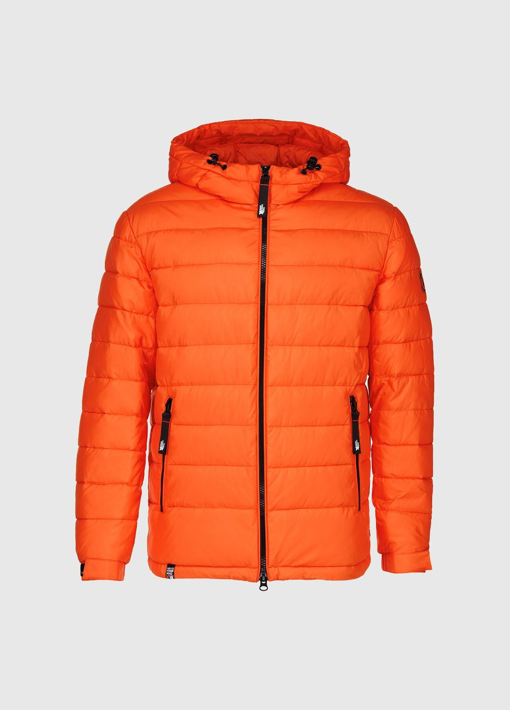 Оранжевая зимняя куртка однотонная мужская 4720 оранжевый (2000990542908w) shop (2000990542908) Kings Wind