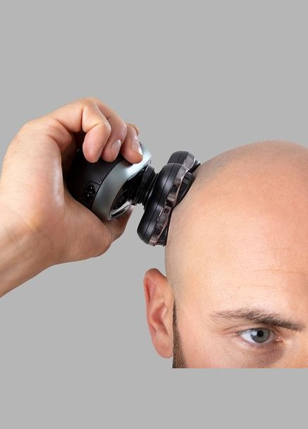 Бритва електр. роторна RX7 ULTIMATE, бритв.головок-5, Li-Ion, сух.+волог., тример, чорно-зелений Remington (320827130)