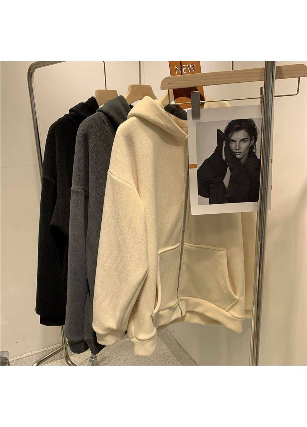 Теплые худые на молнии из флиса No Brand (365264896)