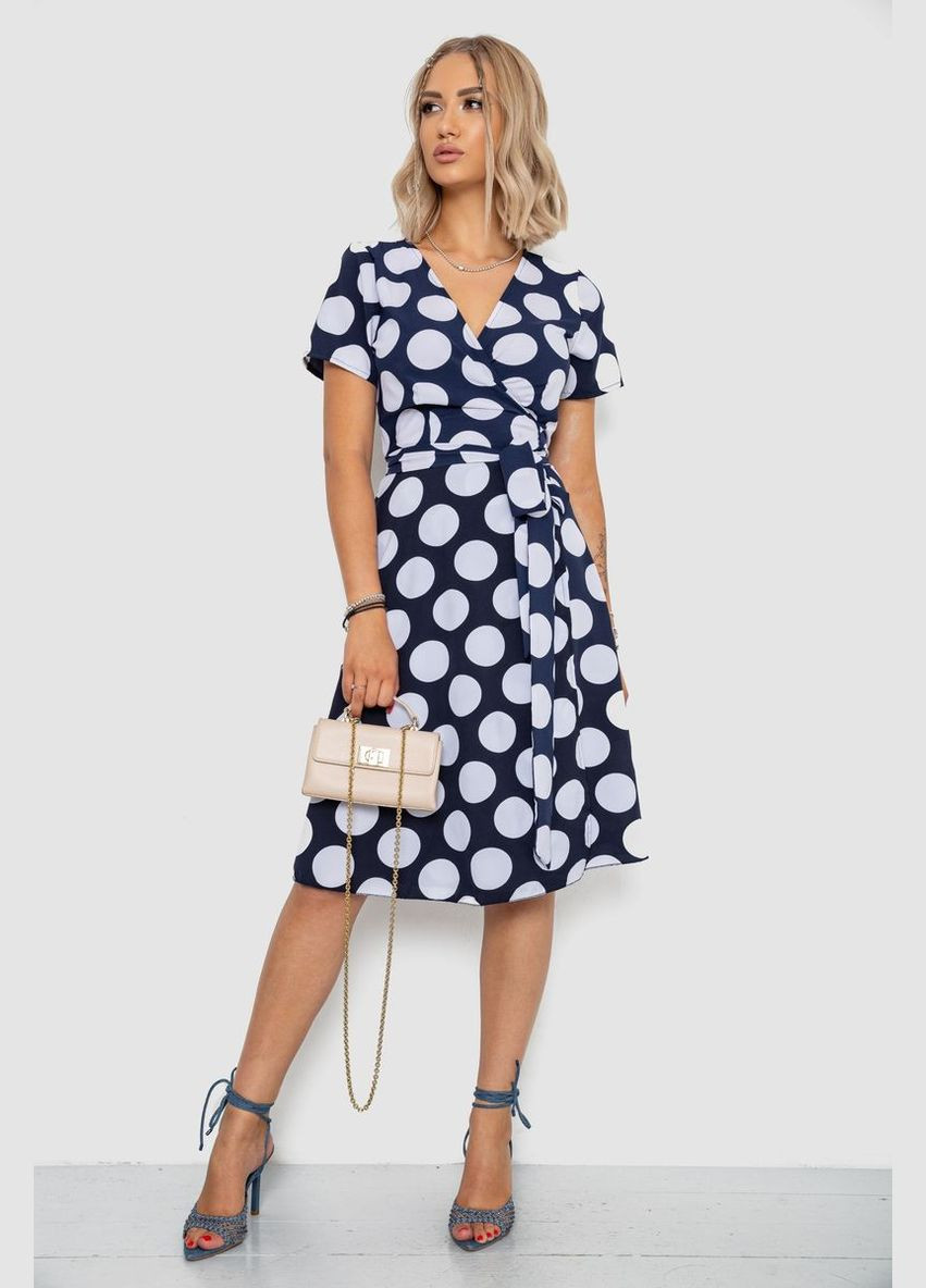 Темно-синее сарафан в горох Ager