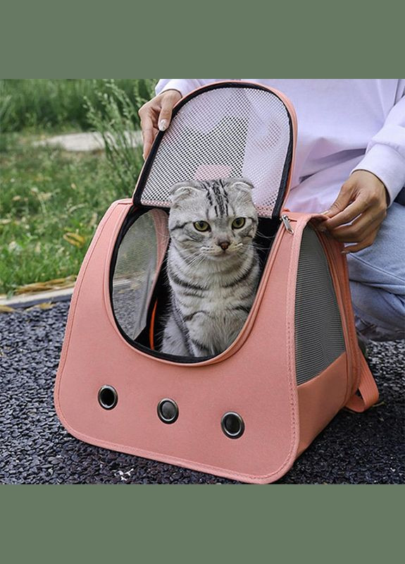 Рюкзак-переноска 257711 Peach для кішок 5 шт. MoorPet (356500189)