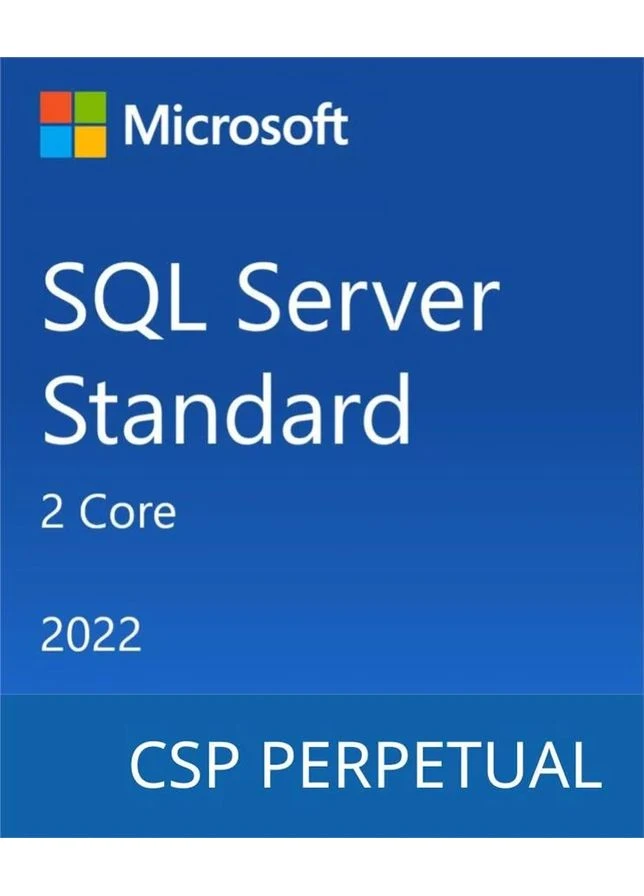 Программный продукт SQL Server 2022 Standard Core - пакет лицензии на 2 ядра. Microsoft (393486281)