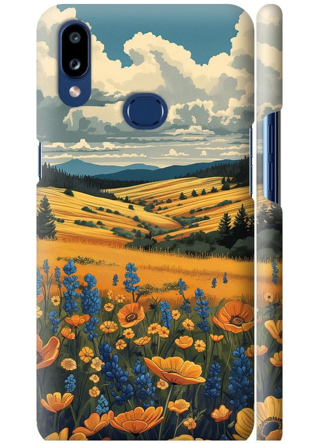 3D пластиковий матовий чохол 'Українське поле' для Endorphone Samsung Galaxy A10s A107F (288577824)