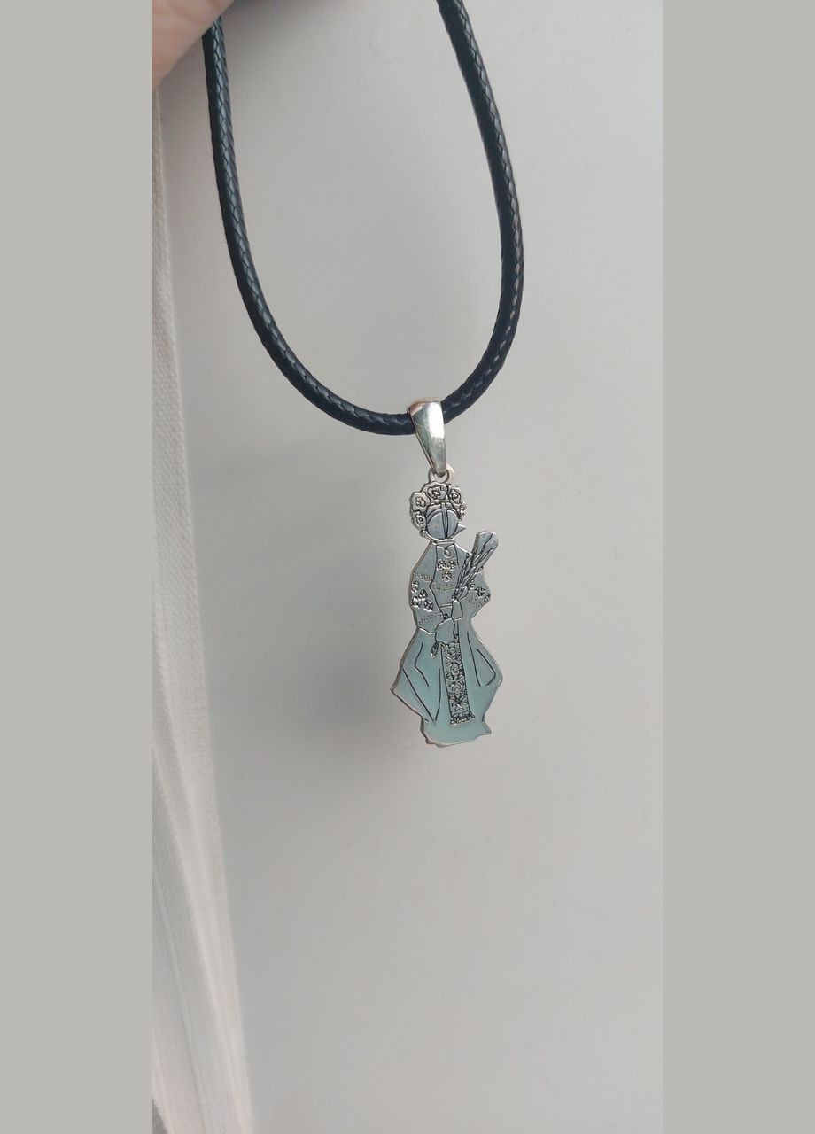 Кулон оберіг лялька Мотанка з снопом, колоском срібло 925 проби No Brand (327435323)