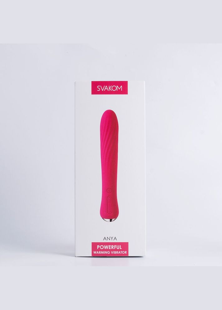 Вібратор з підігрівом Anya Plum Red Svakom (296627109)