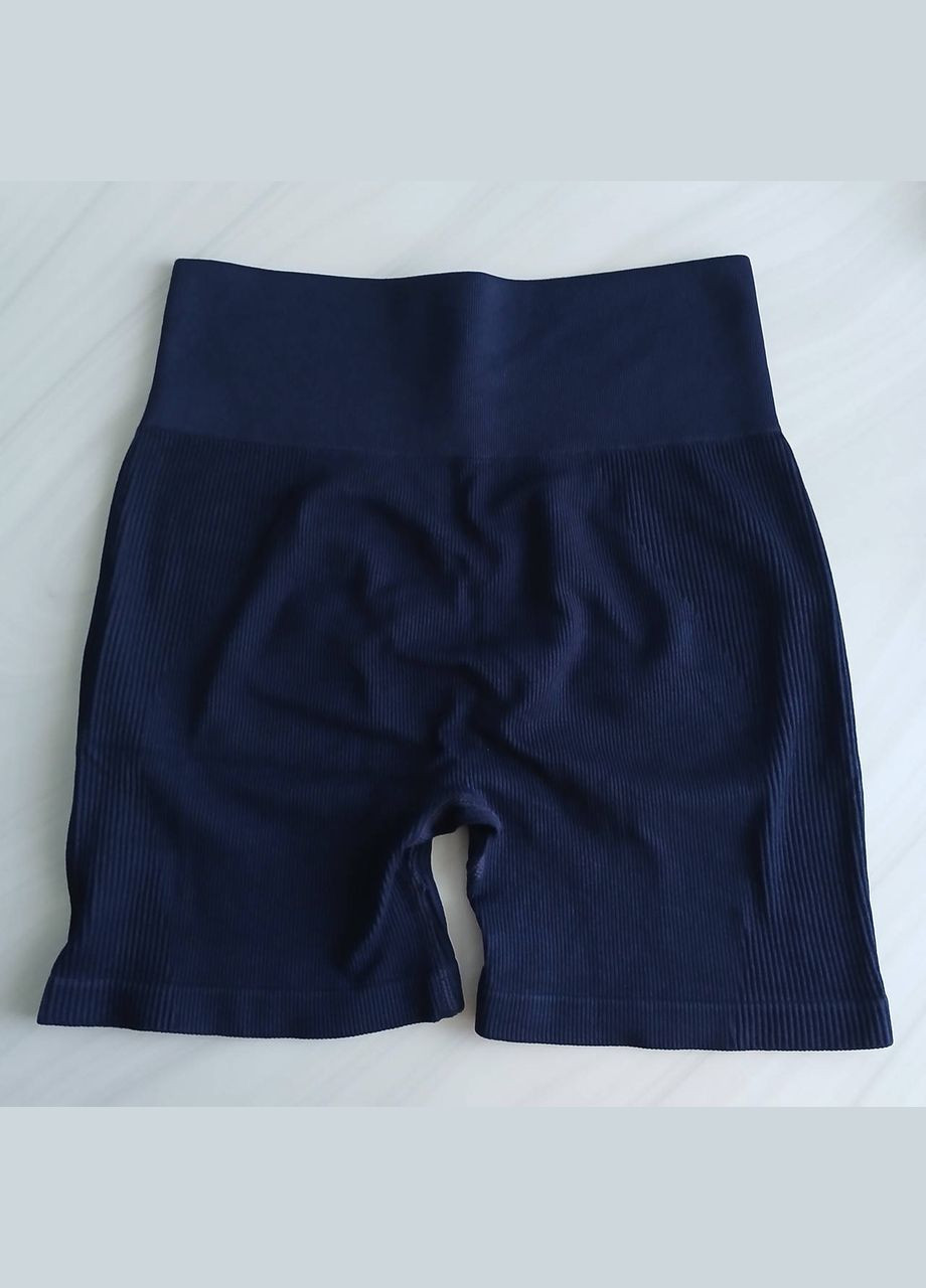 Однотонні безшовні спортивні шорти з пуш-ап ефектом No Brand (322458517)