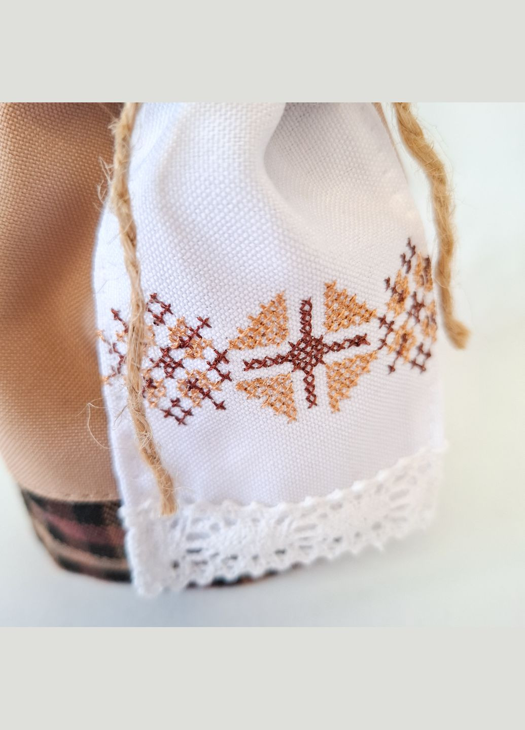 Коза Українська декоративна лялька в стилі мотанка сімейний оберіг No Brand 20 см (316712677)