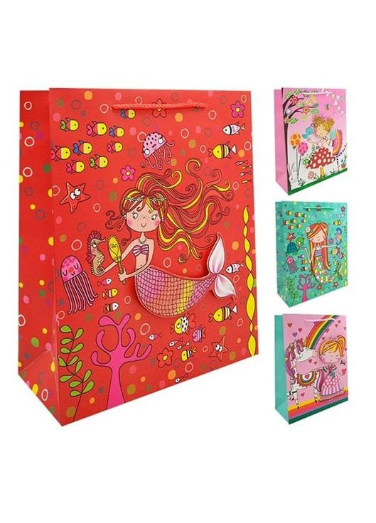 Пакет подарунковий паперовий M "Story" 26*32*10см Home (301906705)