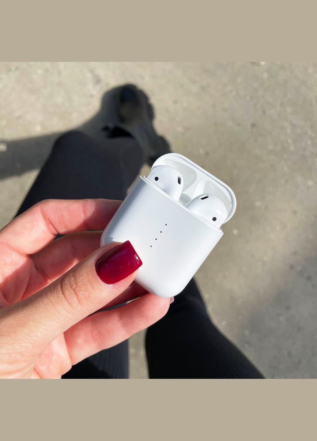 Бездротові навушники i100 Білий No Brand (332627839)