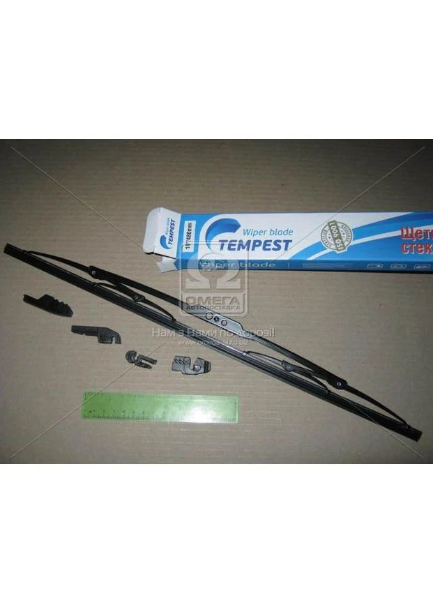 Щетка стеклоочистителя 19"/480мм. 4 коннектора < Tempest (391778519)