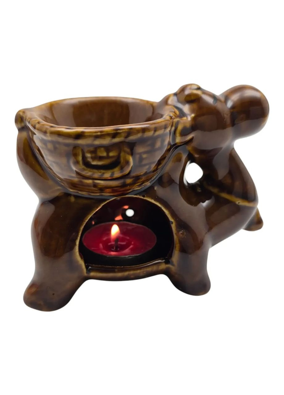 Аромалампа керамическая коричневая "Верблюд" (11х11х6 см) No Brand (365875587)