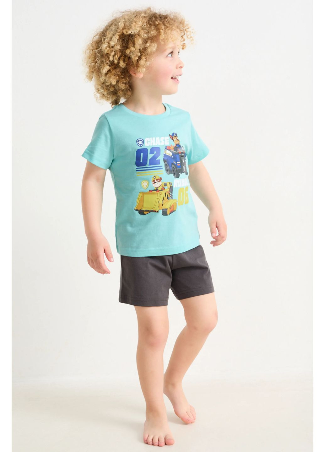 Комбинированная всесезон пижама paw patrol (шорты, футболка) C&A
