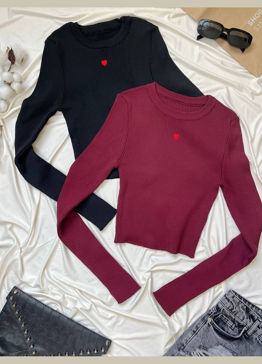 💯 Стильний жіночий топ «Серце» Туреччина No Brand (333031684)