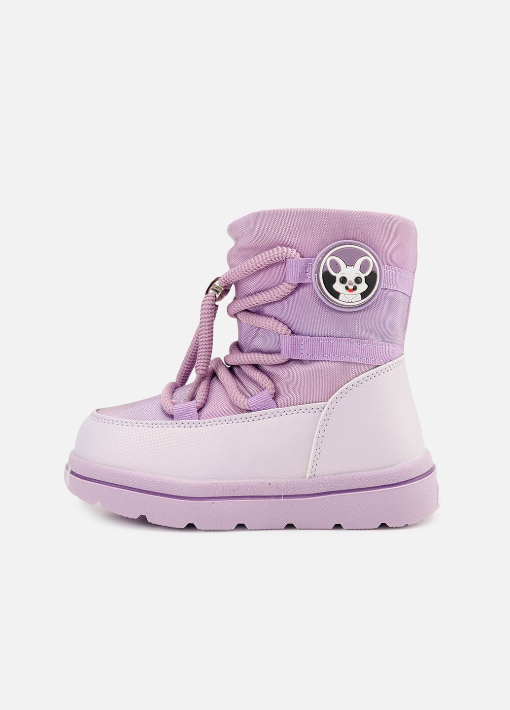 Дутики для дівчинки колір бузковий ЦБ-00259224 No Brand (309151157)