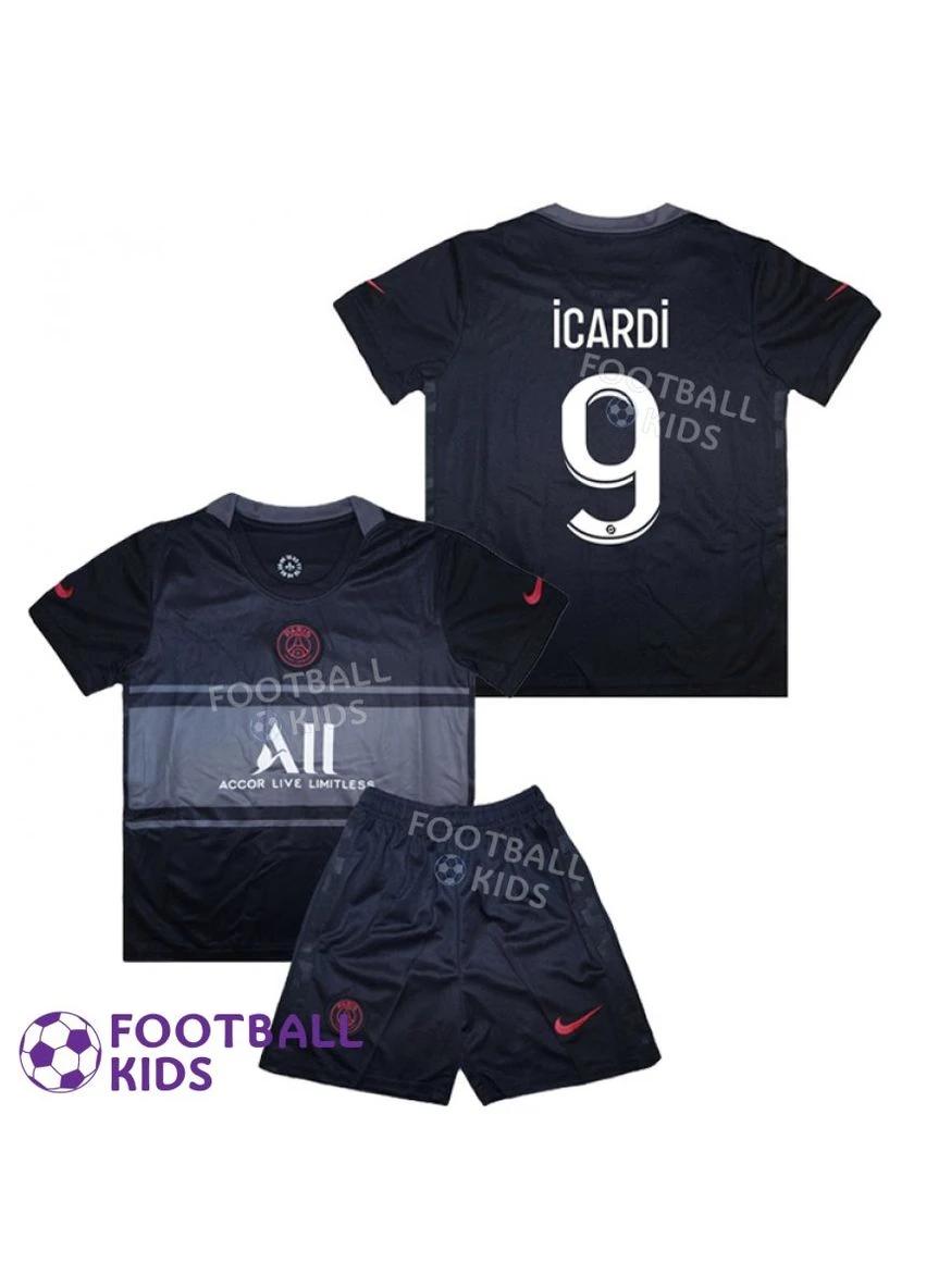 Дитяча футбольна форма ICARDI 9 ПСЖ 2021-2022 Third (set3222-116441) No Brand (361050998)