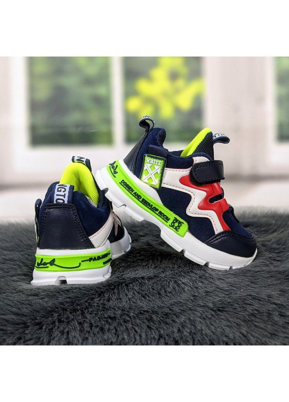 Синие демисезонные кроссовки подростковые Kimboo