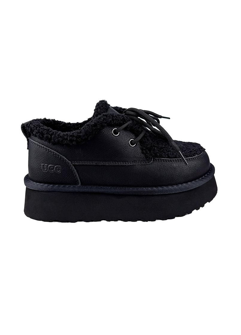 Уггі жіночі кожані на шнурку 2060-1 No Brand (360392843)