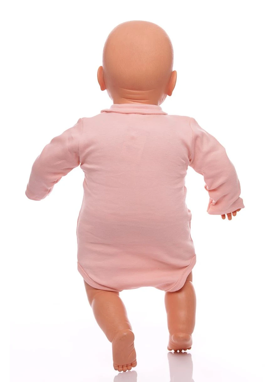 Боді з довгим рукавом Polo інтерлок MiniPapi помаранчевий 86 см (33558) BABYKROHA (297197534)