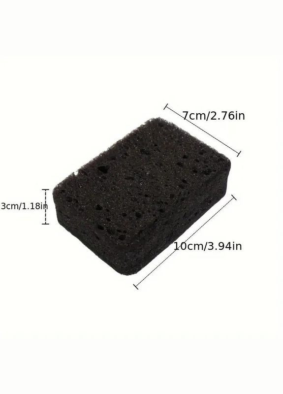 Набір губок для миття посуду 5шт Чорні China (323158447)