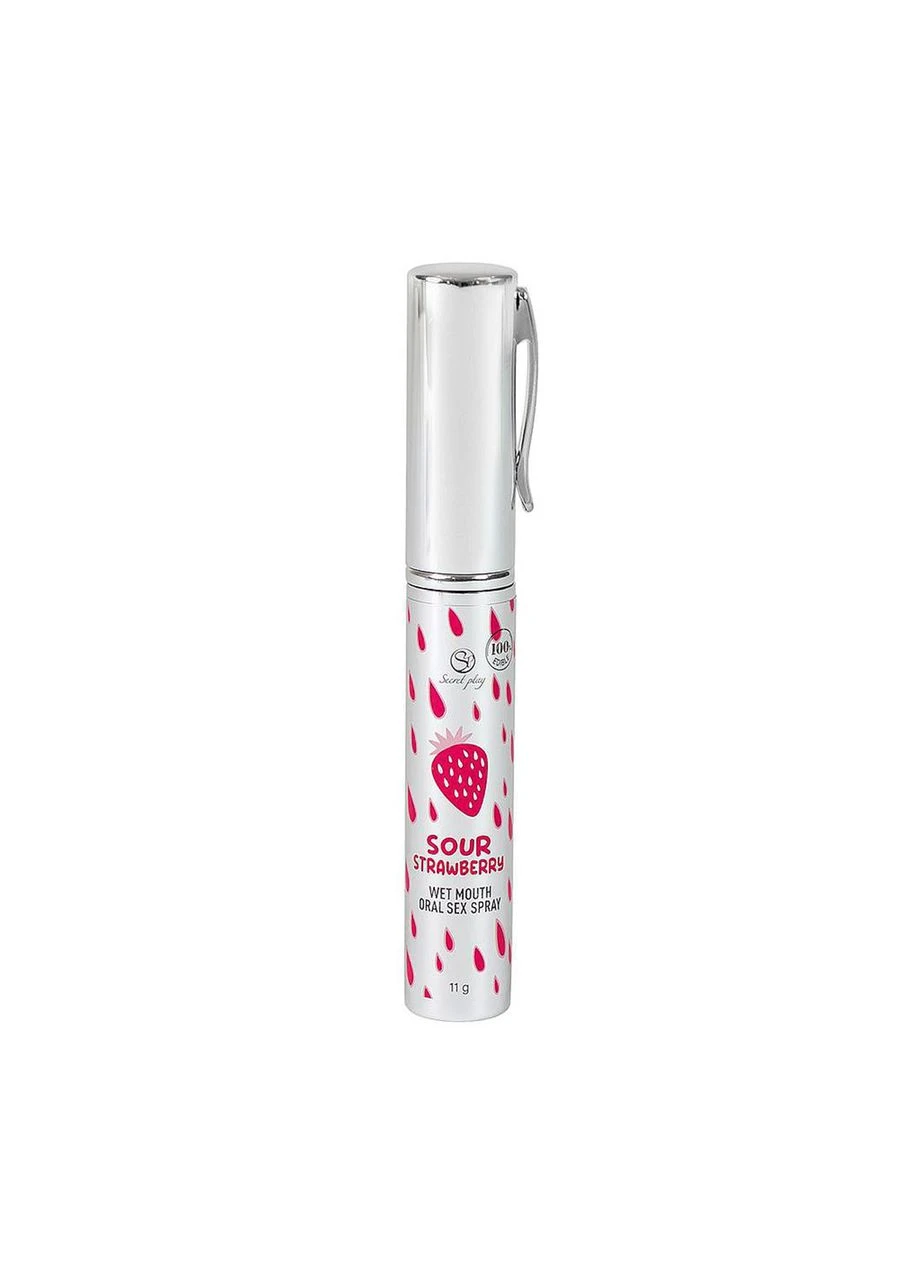 Оральний спрей SOUR STRAWBERRY WET MOUTH ORAL SEX SPRAY Secret Play (386436738)