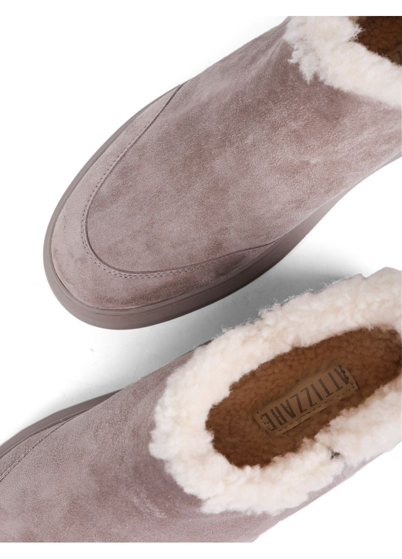 Жіночі Черевики 2211-43-1 Бежевий Велюр Attizzare (368754189)