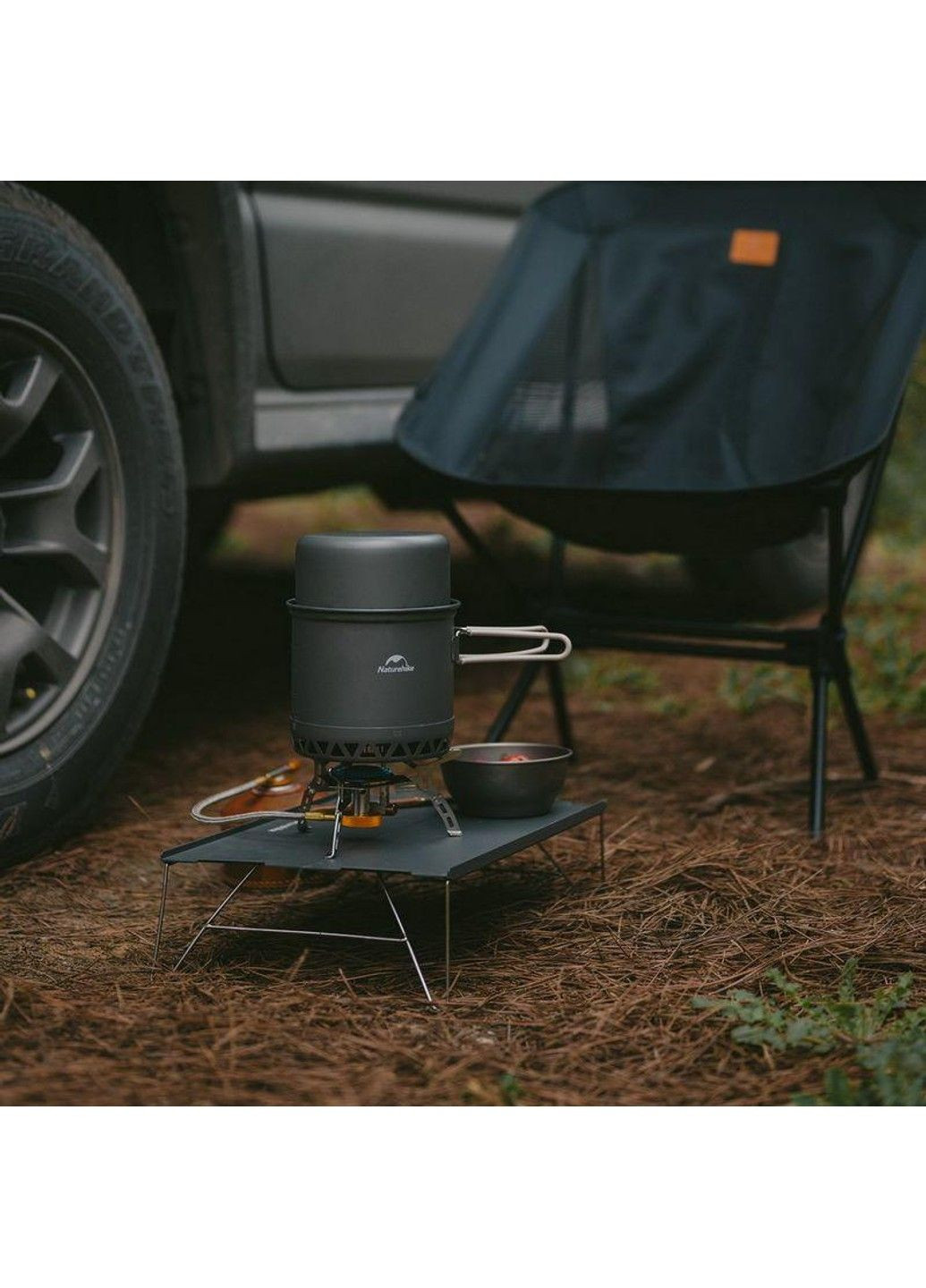 Набір посуду для кемпінгу Naturehike CNK2300CJ0002 алюміній (казанок + сковорода) 1,2 л No Brand (332636830)