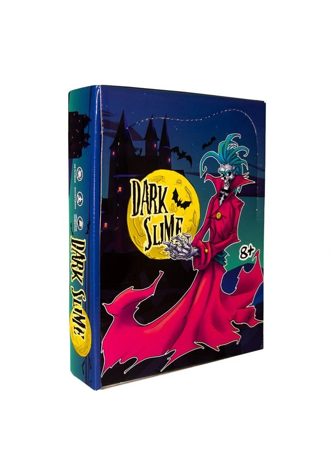 Слайм "Dark slime - з декором" 71829 (укр.) - 0,100 кг 71829ST Strateg (392088541)