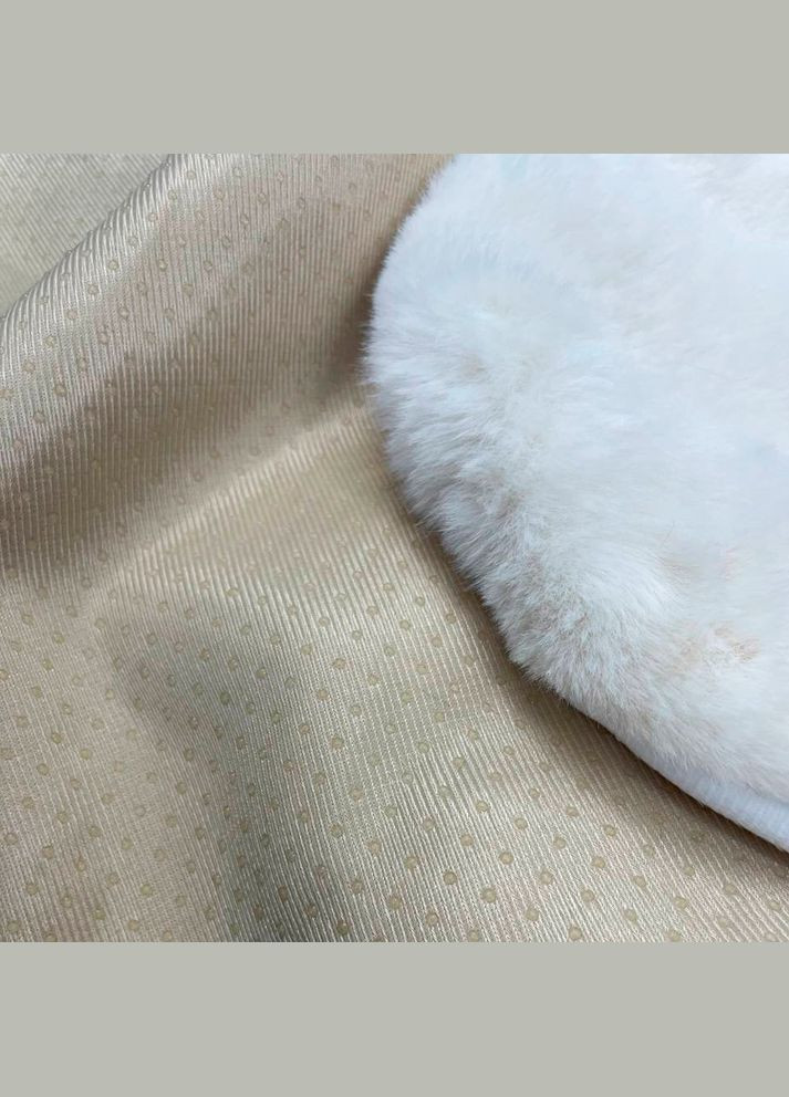 Накидка для м'яких меблів 90x210 см хутряна айворі (A-025153) Love You (325695578)