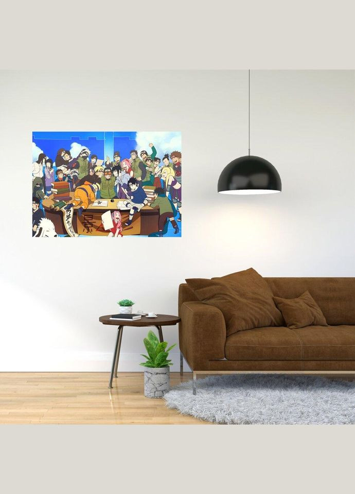 Плакат- з принтом "Naruto - Наруто (сенен-манга аніме)" A2 А0 Кавун постер (316209869)