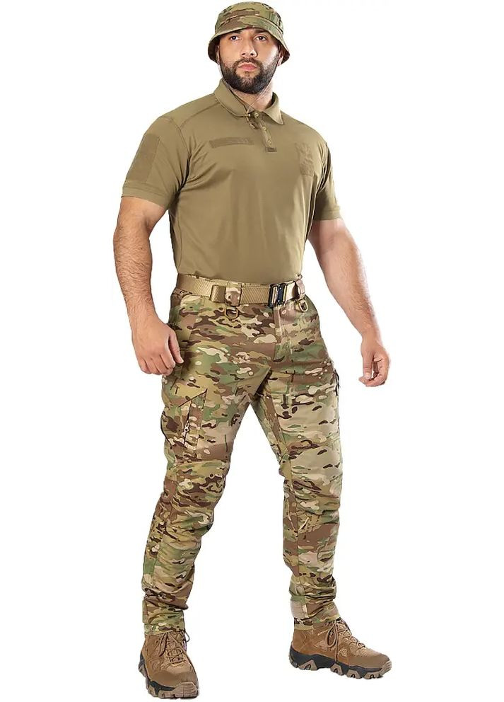 Хаки (оливковая) теннис поло army id 2.0 coolpass pique t tan Camotec