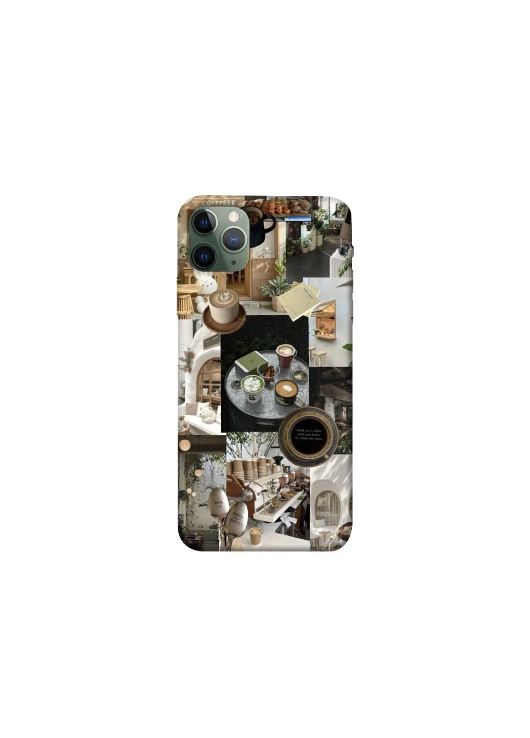 Чехол на Apple iPhone 11 Pro Max (6.5") Coffee collage ver.4 Frontalka (355321473)