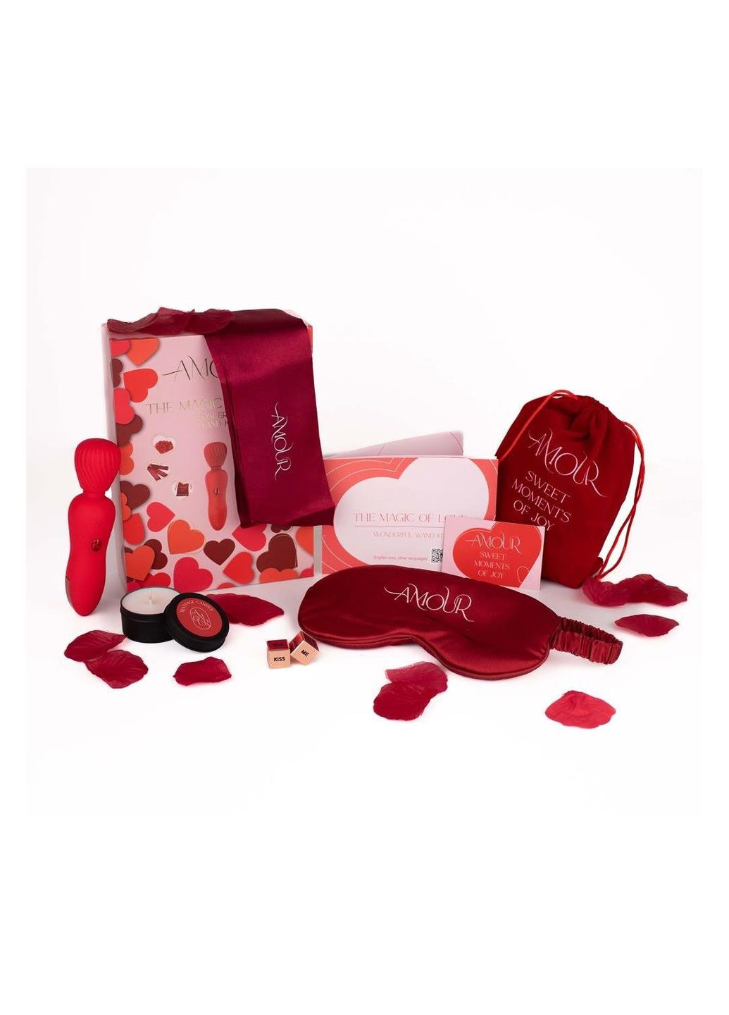 Подарочный набор секс-девайсов,, Магия любви,, AMOUR THE MAGIC OF LOVE красный Dream Toys (331169562)