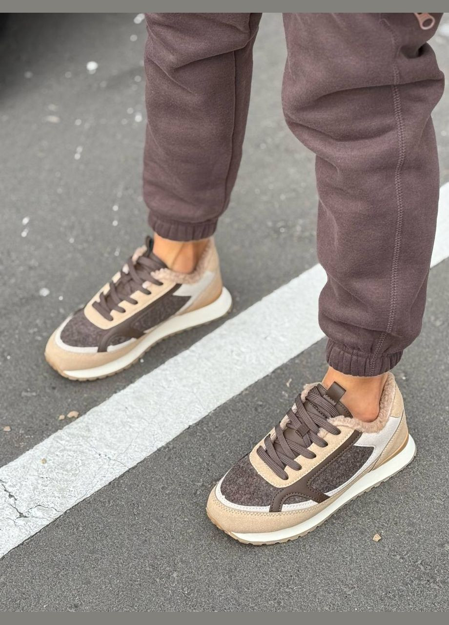 Кроссовки Vakko коричневые зима (315697610)