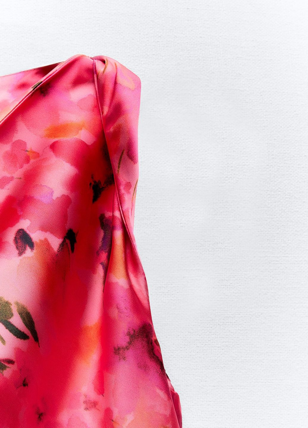 Комбінована святковий сукня Zara з квітковим принтом