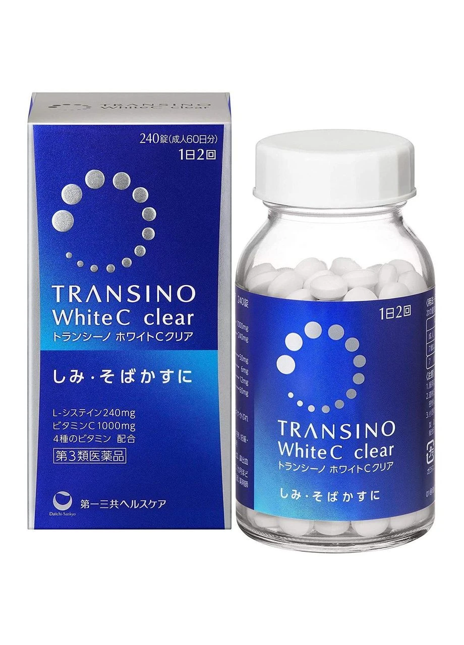 Комплекс против пигментных пятен и веснушек TRANSINO White C Clear Daiichi Sankyo (377264163)
