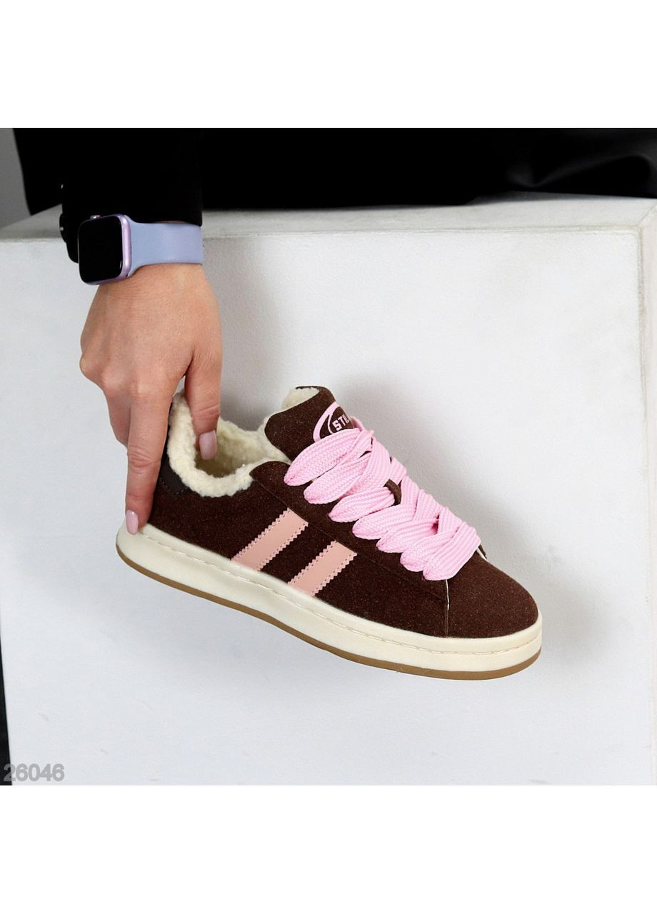 Кольорові утеплені кеди No Brand