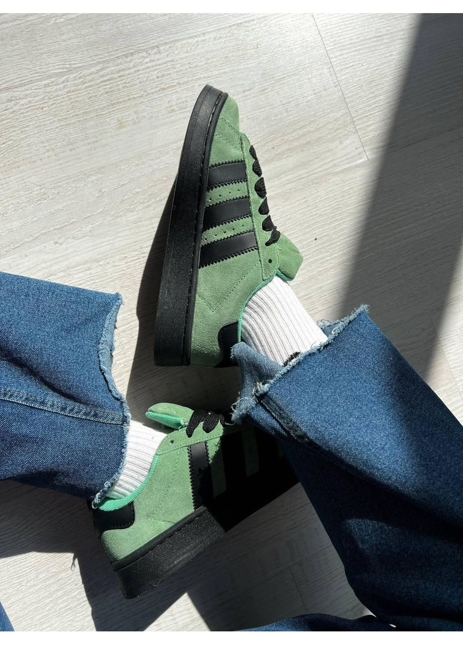 КРОСІВКИ ЖІНОЧІ ADIDAS CAMPUS 00S TURQUOISE АДІДАС КАМПУС No Brand білі демісезони (367169069)