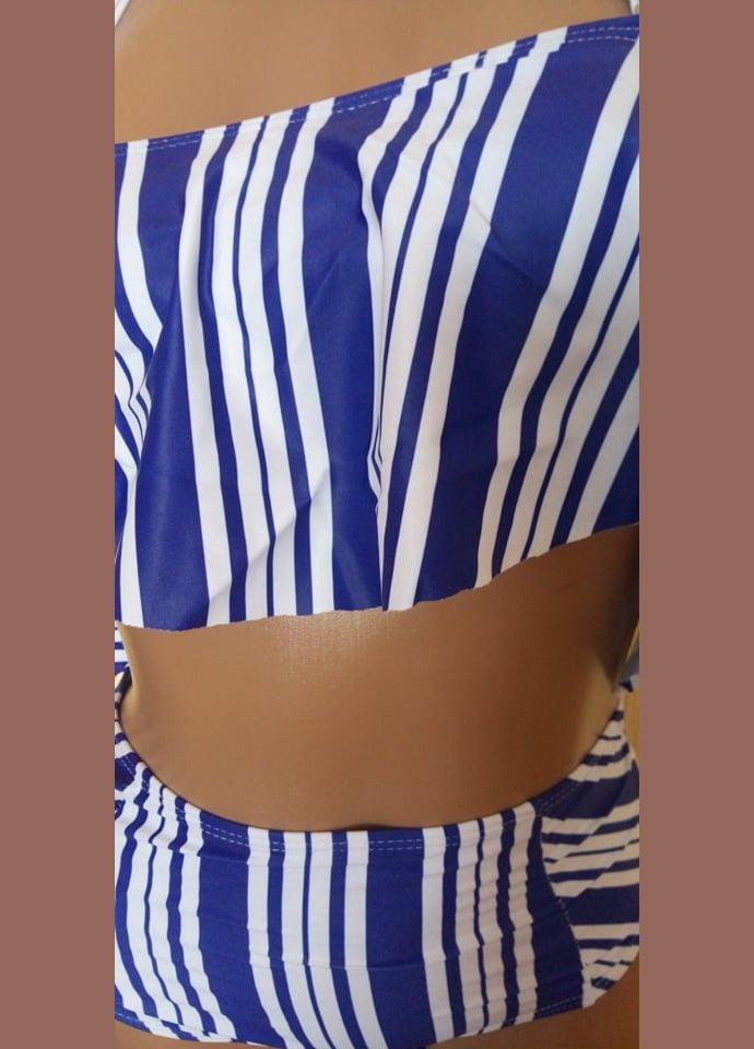 Синій демісезонний жіночий роздільний купальник (арт.60240) No Brand