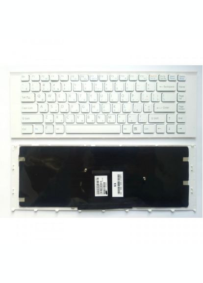 Клавіатура Sony vpc-ea series белая с белой рамкой ru (275091795)