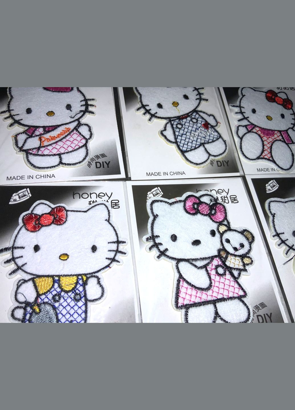 Аппликация для одежды нашивка №113 Hello Kitty 9шт/6х8см FROM FACTORY A113 (339104224)