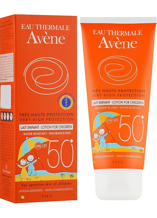 Сонцезахисний лосьйон для чутливої шкіри дітей Sun SPF50+ 100ml (255581-20232) Avene (368665688)