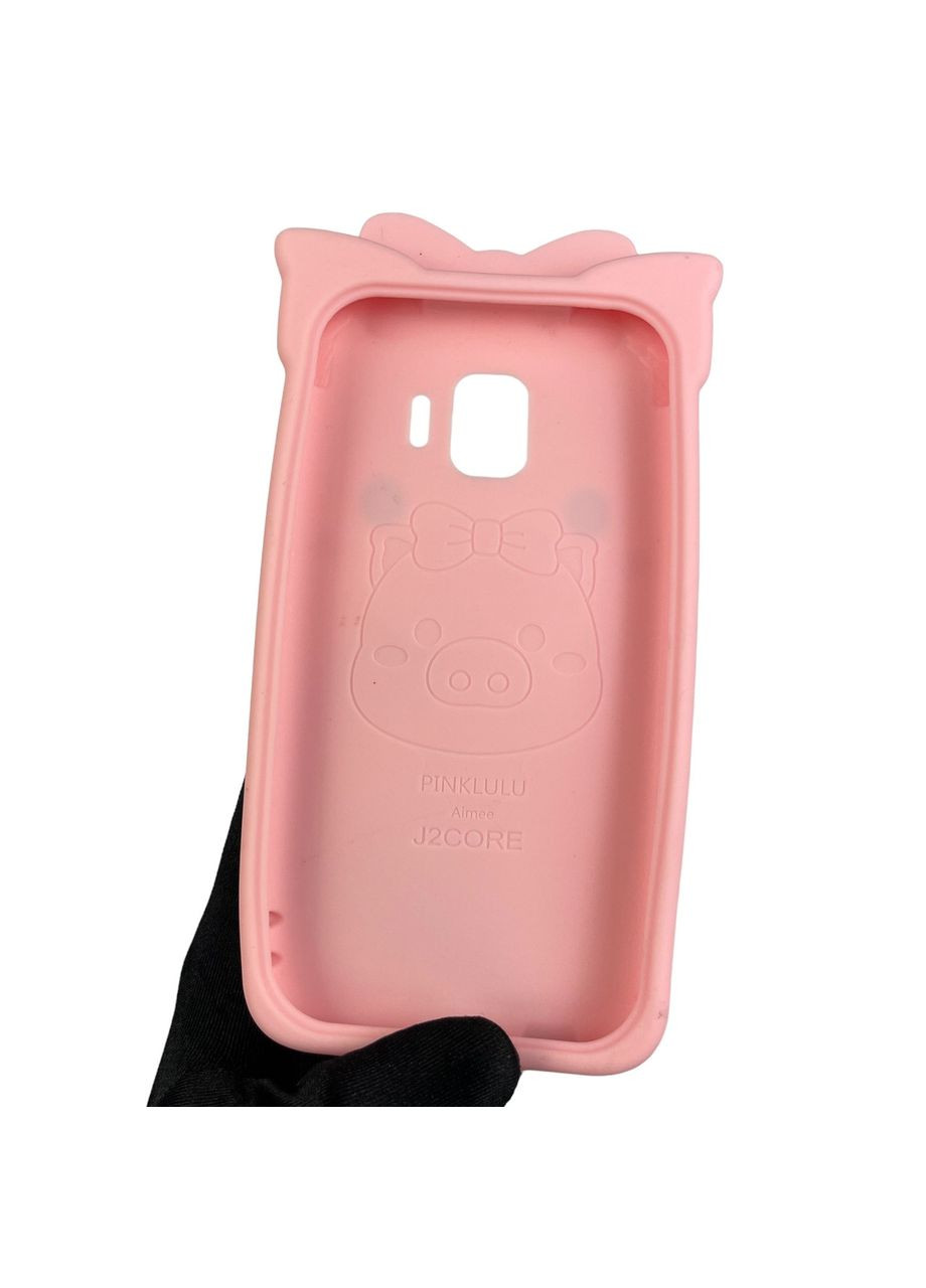 Чохол для Galaxy J2 Core 2018 SM-J260 дитячий зі свинкою пепою на самсунг г2 кор 2018 г260 рожевий Samsung (366022987)