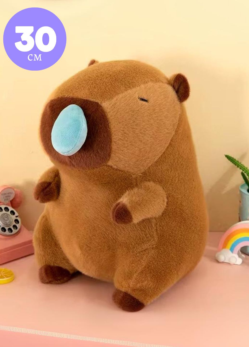 Плюшева іграшка Капібара з Соплею на механізмі Капібара з краплею No Brand (305694556)