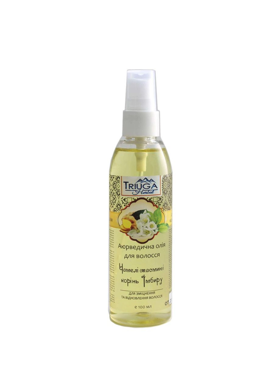 Масло для волос Триюга "Чамели (жасмин) и корень имбиря" 100 мл (4820025130539), ТриюгаОМ Triuga Herbal (300859768)
