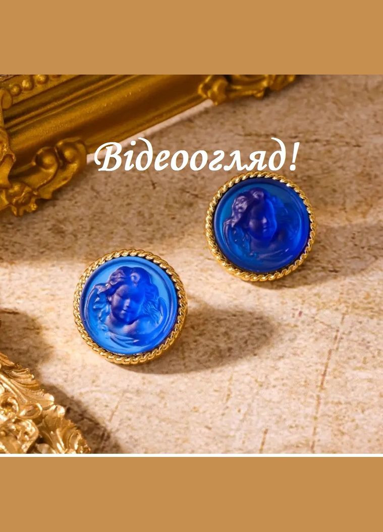 Эксклюзивные синие серьги девушка Kirks Folly, 2202 Fashion Jewelry (336550561)