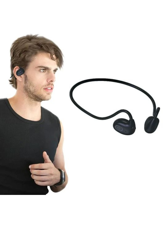 Бездротові спортивні навушники Bone Conduction Bluetooth 5.3 з мікрофоном White Lenovo (369944016)