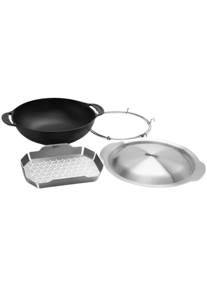 Сковорода-вок із вставкою пароваркою 7607 Weber (358888197)