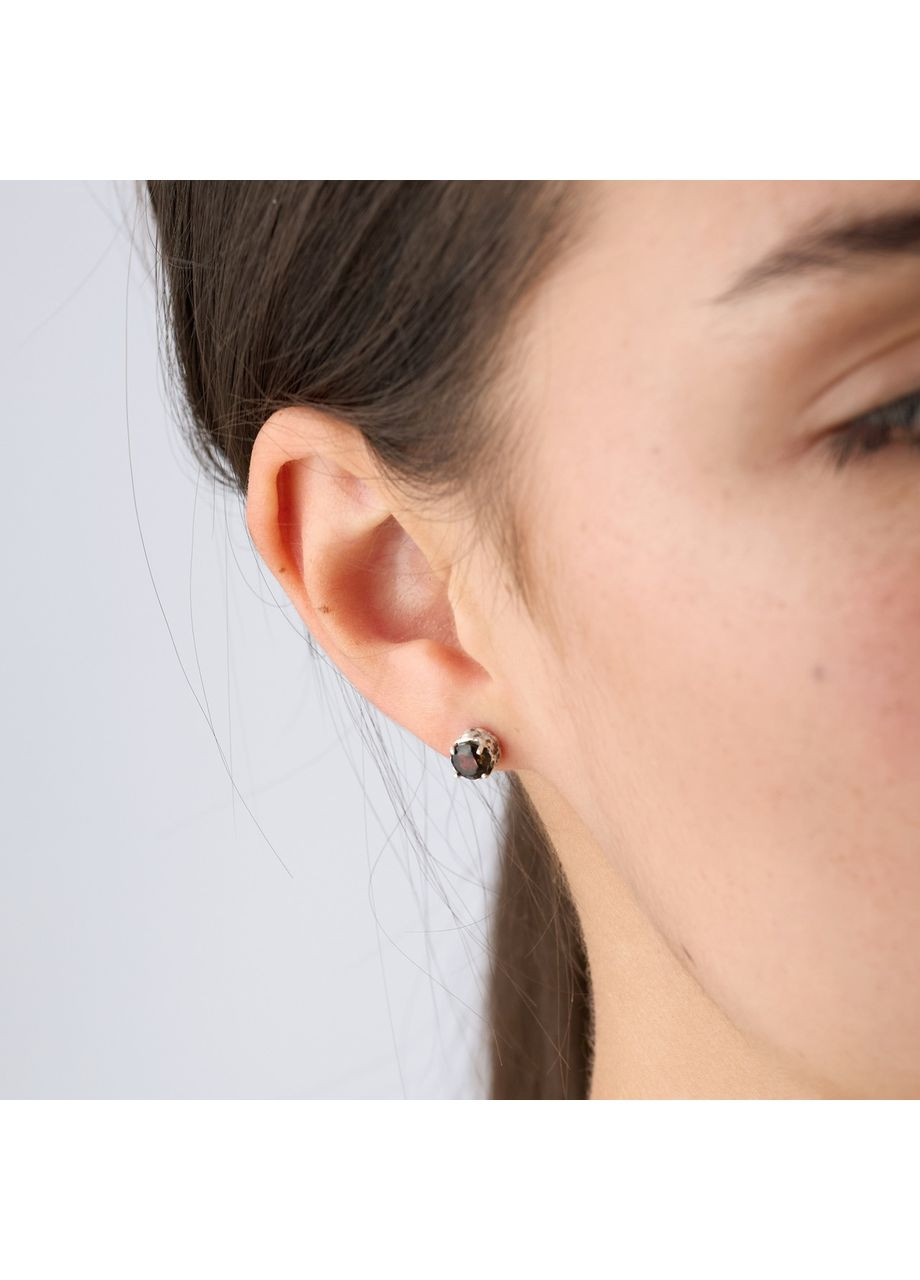 Пусеты серебряные Лириды Shampan 925 Zirkon Skifska Etnika (364202994)