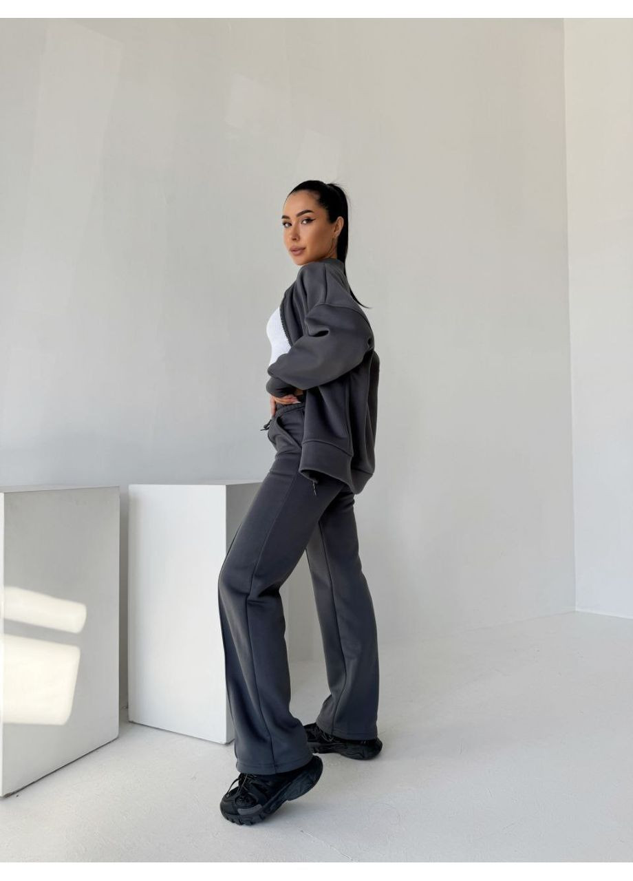 Костюм жіночий теплий штани палаццо і кофта без капюшона. В стилі зара No Brand (362244486)