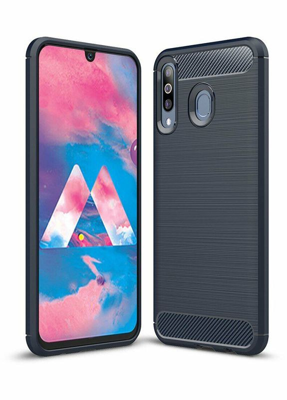 Чехол-накладка Slim Anti-Fingerprint TPU Case Samsung Galaxy A40s/M30 Blue iPaky (301784088)